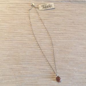 Sterling Silver and genuine amber necklace